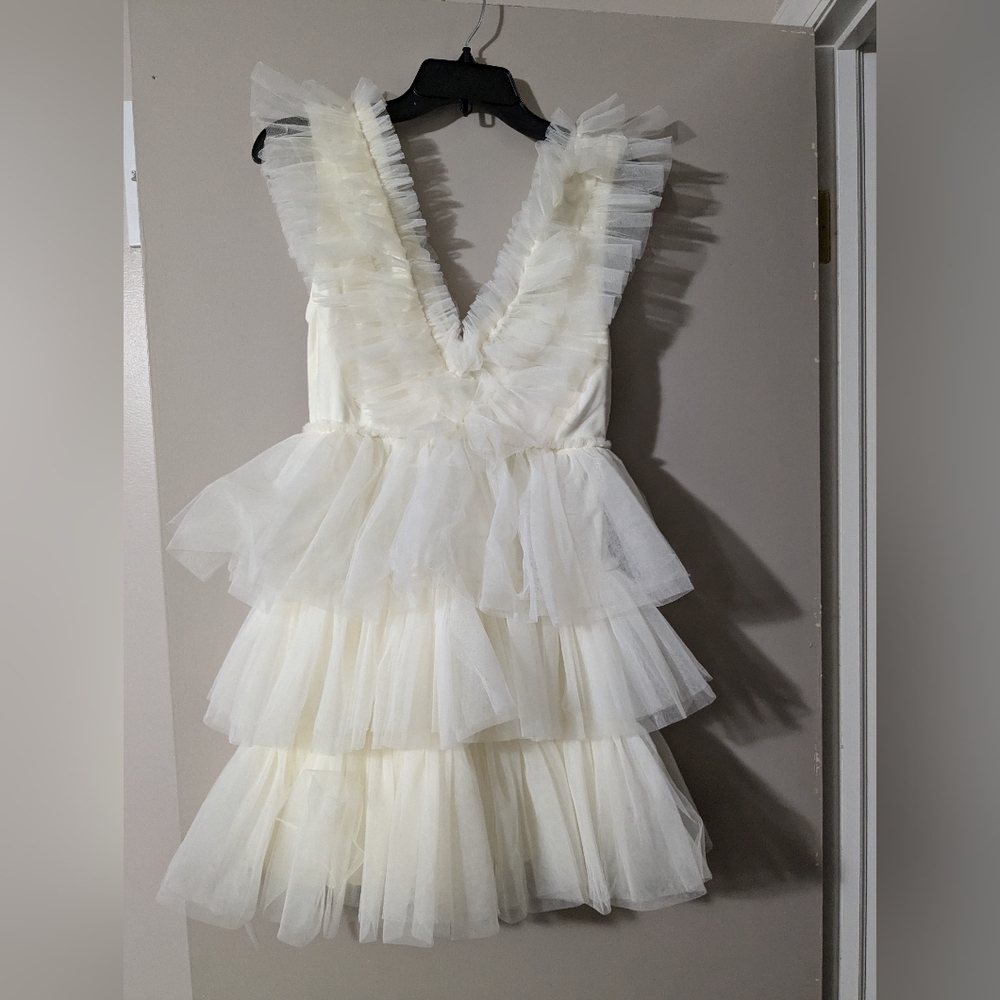 Betsey Johnson Tiered Tulle Dress